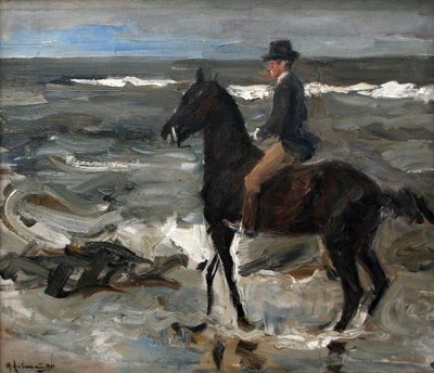 The Rider on the Beach by Max Liebermann